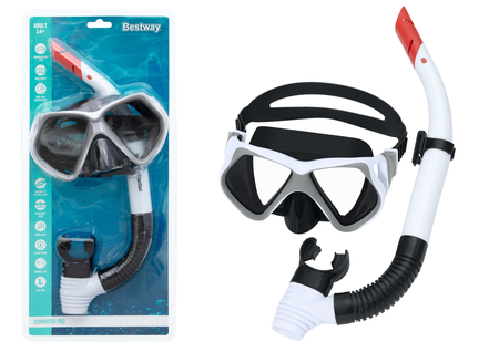 Diving Set White Mask Snorkel Bestway 24069