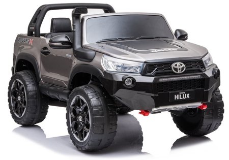 Electric Ride On Car Toyota Hilux Silver Painted