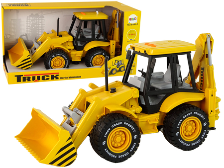 Excavator Tractor With Friction Drive Sound Yellow