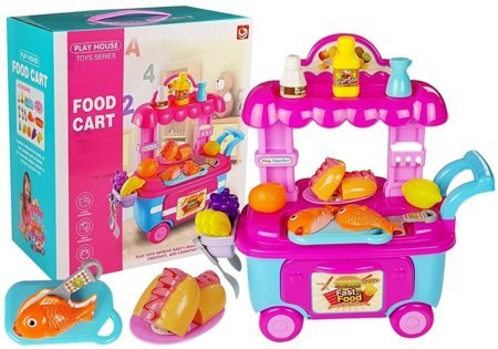 Fast-Food Market Toy Car + Accessories