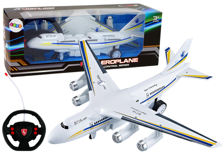 Remote-controlled passenger aircraft + Steering wheel-shaped