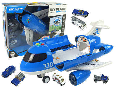 Transport Plane Police with a String Cars Sound