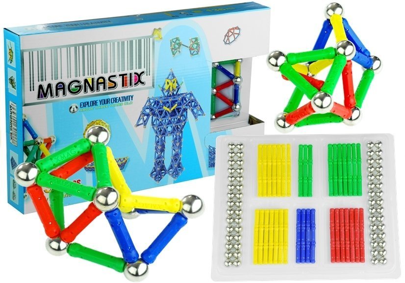 37x Magnetic Rods Children's Creative Manual Material Magnetic Blocks Toy P&C 