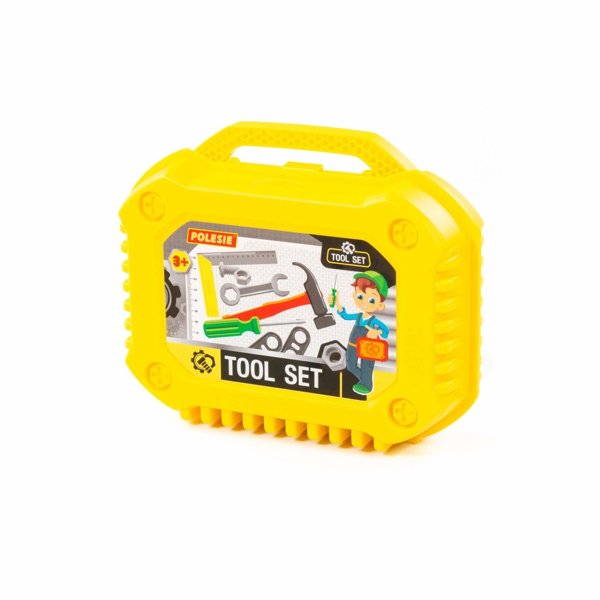  Tool Kit Drill Earmuffs File Yellow 32 Piece 89465