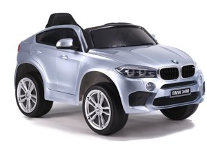 BMW X6 Silver Painting - Electric Ride On Car