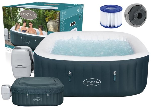 Bestway 60015 inflatable  180 x 180 x 66 cm  Jacuzzi spa for 6 people