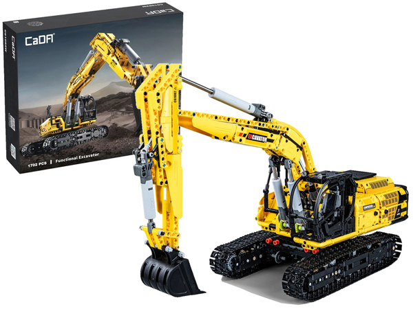 Building Blocks Caterpillar Excavator 1702 pieces CADA 1:20