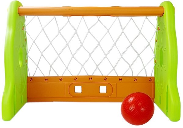 Children's Green and Orange Football Goal
