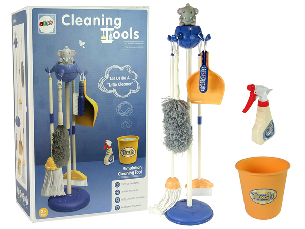 Cleaning Set On A Stand Of 7 Elements