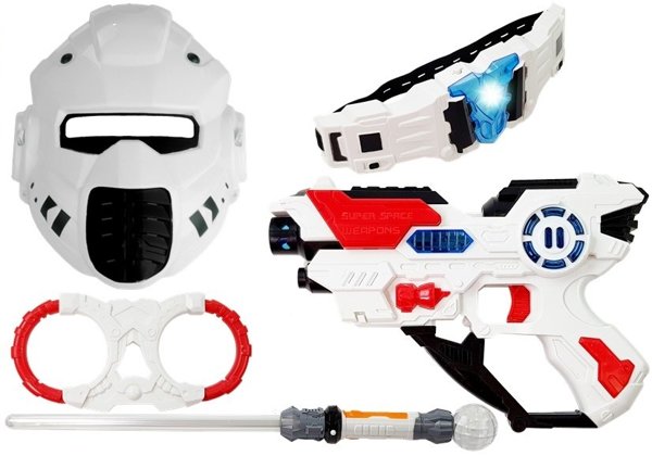 Cosmic Lightsaber Handcuffs Mask Gun