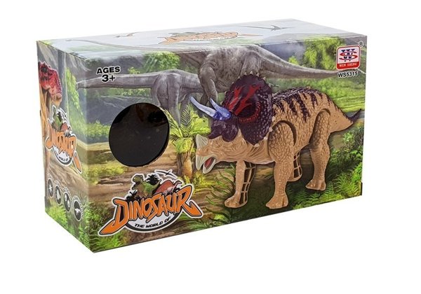 Akku Powered Triceratops Dinosaurier Spielzeug Realistisch mit Sounds LDMB 