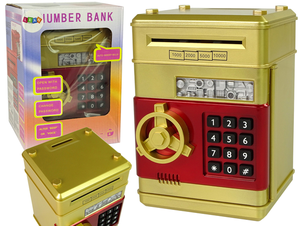 Electronic Money Box Saving Gold Code