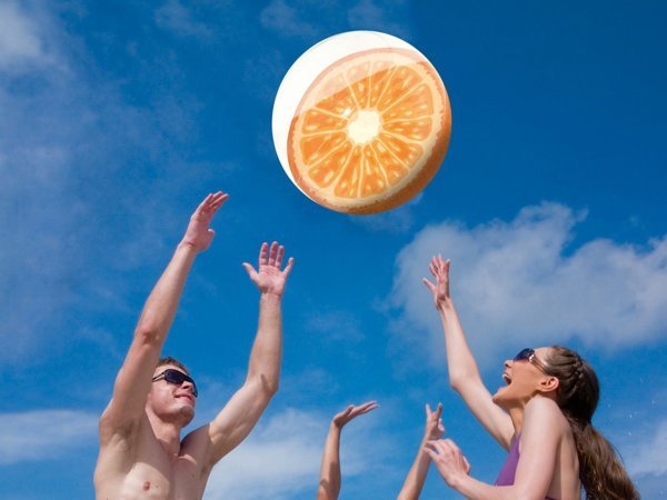 Inflatable Beach Ball 46 cm Orange Bestway 31042
