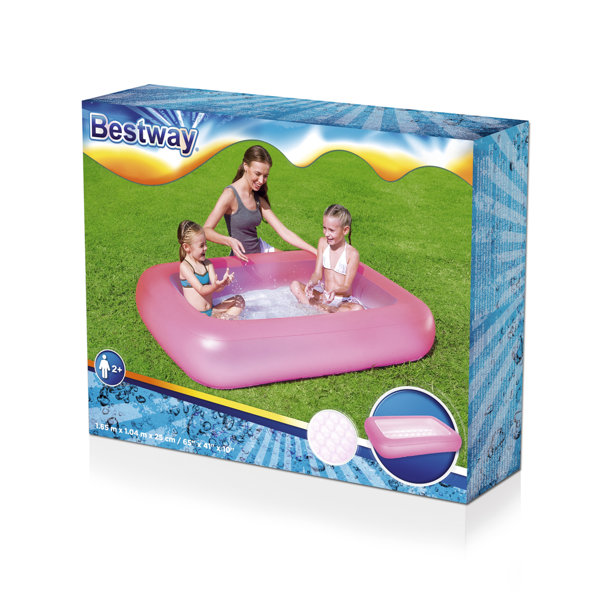 Inflatable Pool Pink 165 x 104 x 25 cm Bestway 51115