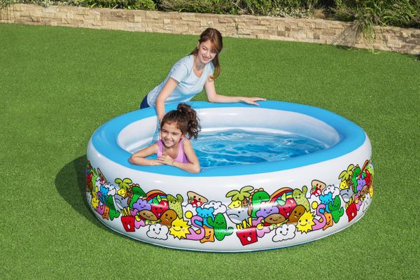 Inflatable Round Pool 196 cm x 53 cm Bestway 51122