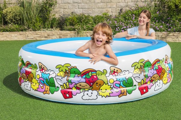 Inflatable Round Pool 196 cm x 53 cm Bestway 51122