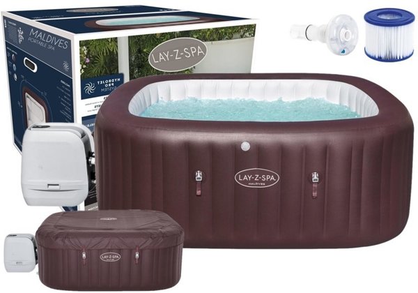 Inflatable Spa Jacuzzi with Massage 201 x 80 cm Bestway 60033