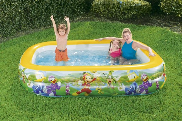 Mickey Mouse Inflatable Pool 262 x 175 x 51 cm Bestway 91008
