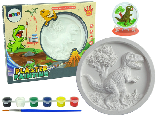 Painting Paint Casting Plaster Dinosaur Stand
