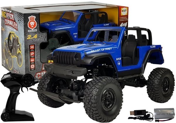 Red Remote Controlled Jeep Terrain Car 2.4G