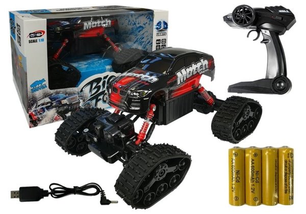 Remote Controlled Monster Truck R/C Red