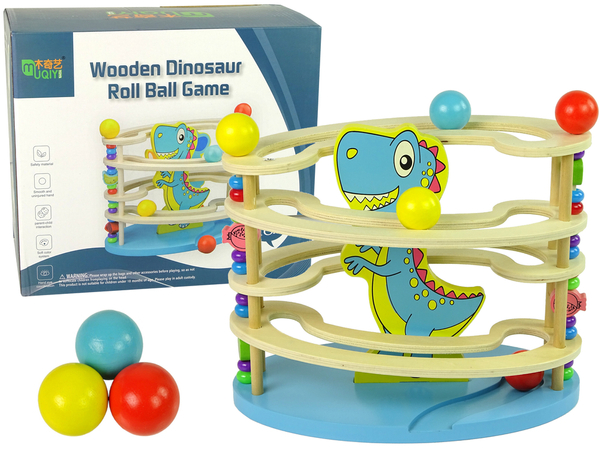 Wooden Dragon Ball Slide Beads