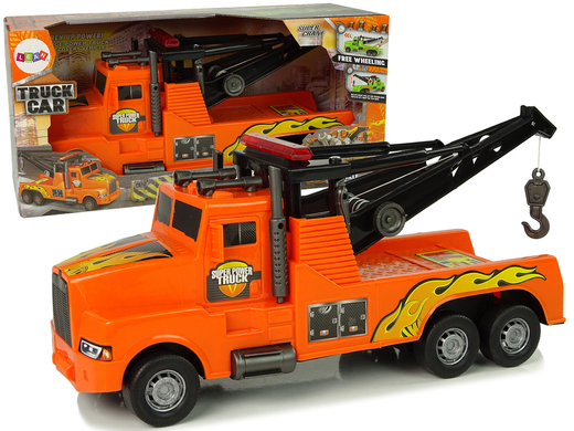 Auto Tow Truck Roadside Assistance 1:10 Rope Orange