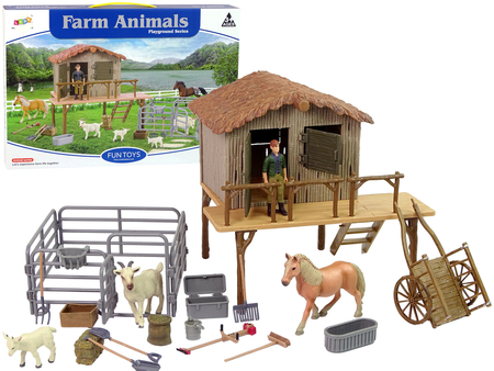 Bauernhof mit Tieren Pferd DIY Kit