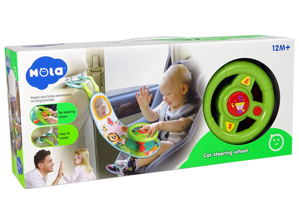 Auto Spielzeug Lenkrad Kinder Lenkrad Lernspielzeug Musik Car Wheel Spielzeug DE 