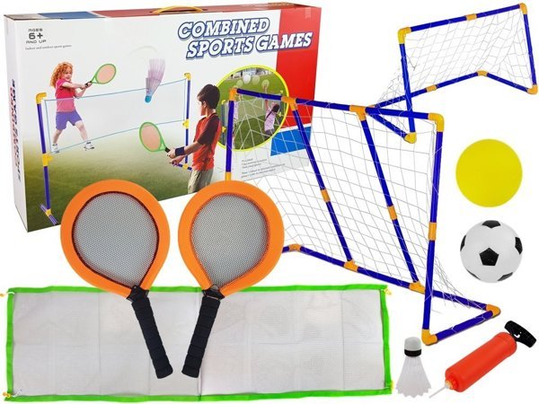 Badminton-Volleyball-Set 3 in 1 Zwei Versionen des Ziels