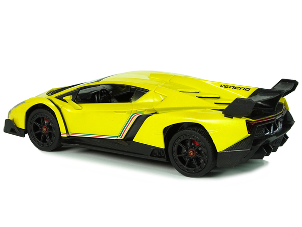 Ferngesteuerter Lamborghini Veneno Gelb 2.4 G Pilot Lenkrad Sound Lichter