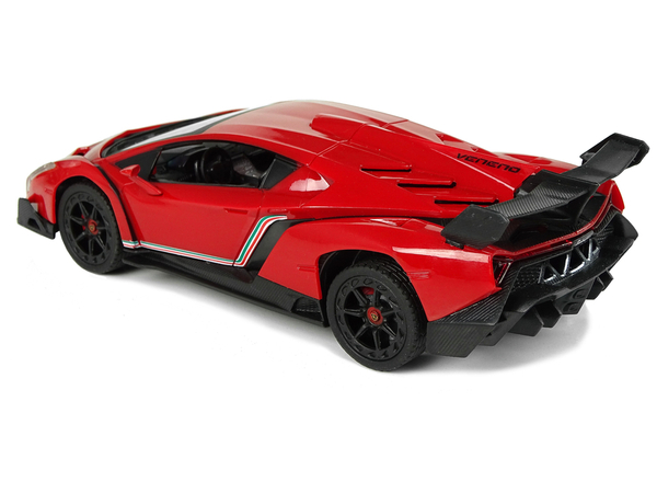 Ferngesteuerter Lamborghini Veneno Rot 2.4 G Pilot Lenkrad Sound Lichter
