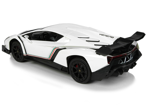 Ferngesteuerter Lamborghini Veneno Weiß 2.4 G Pilot Lenkrad Sound Lichter