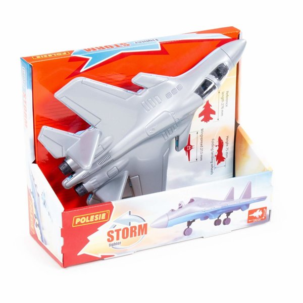 Kampfflugzeug "Storm" Grau-Blau 83371