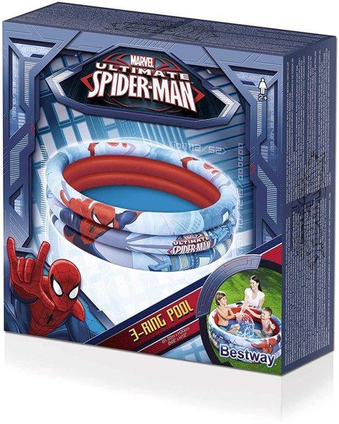 Spider-Man Aufblasbarer Pool 122 x 30 cm Bestway 98018