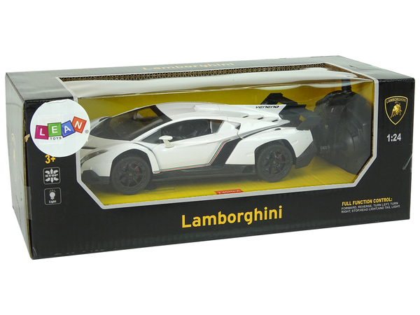 Sportwagen R/C 1:24 Lamborghini Veneno Weiß 2.4 G Lights