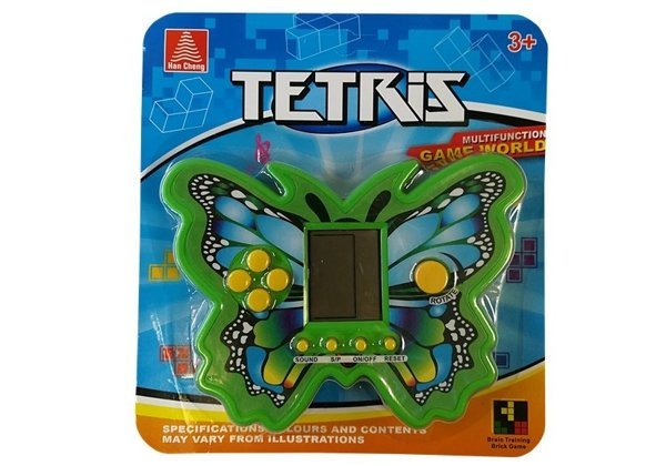 Tetris-Spiel Spielkonsole Tetris Spiel Grün