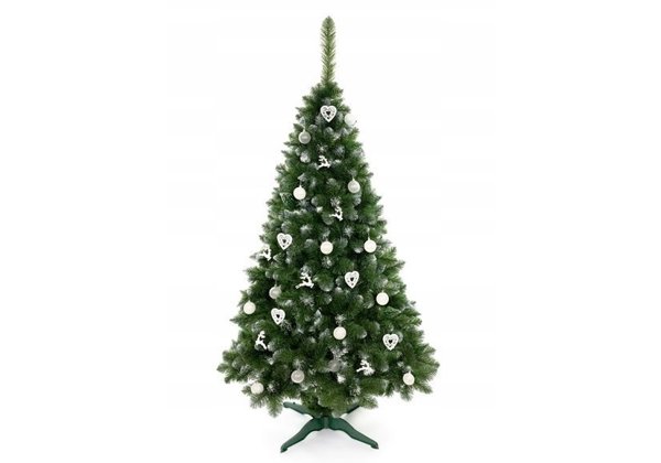 Weihnachtsbaum Diamond Pine 3D 250cm Schnee, Glitzer